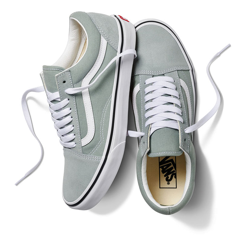 Gris Zapatillas Vans Mujer Uruguay Championes Old Skool Gris